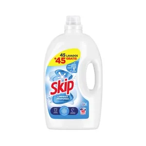 SKIP Active clean Detergente líquido con resultados impecables incluso en agua fría 45 ds.