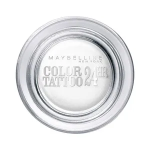 MAYBELLINE Color tattoo 24 h tono 045 Infinite white Sombra de ojos con acabado intenso y resistente al agua.