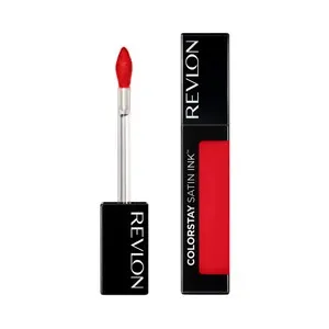 REVLON Colorstay satin ink tono 15 Fire & ice Pintalabios líquido de larga duración y acabado satinado.