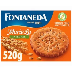 MARIE LU FONTANEDA Galletas María desayuno integrales 520 g.