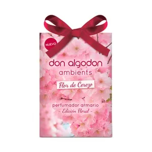 DON ALGODÓN Ambients Ambientador perfumador de armario con aroma a Flor de Cereza.