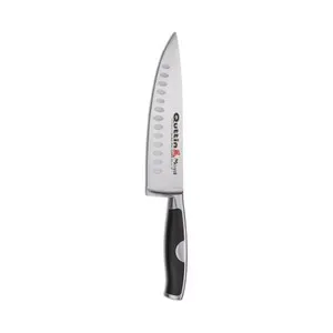 Cuchillo de cocinero con hoja alveolada de 20cm., Moaré QUTTIN.