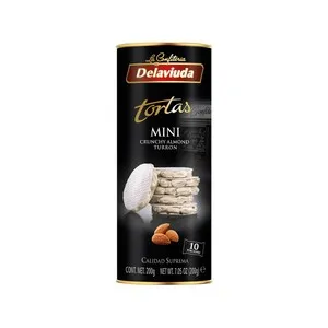 DELAVIUDA Mini tortas de turrón duro 200 g.