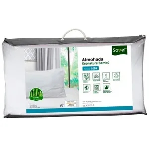 Almohada de fibra 70cm, firmeza alta, SAVEL.