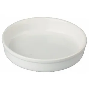 Molde de crema catalana de 12 cm, cerámica, color blanco, ALCAMPO.
