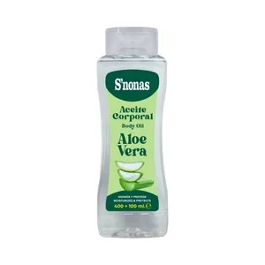 S´NONAS Aceite corporal hidratante y protector con aloe vera 400 ml.