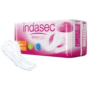 INDASEC Compresas de incontinencia maxi para perdidas de orina moderadas a severas INDASEC Dermoseda 15 uds.