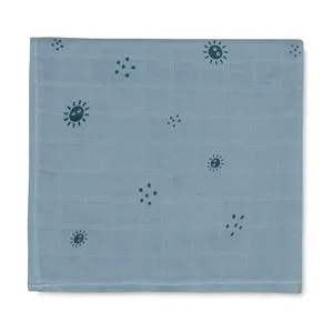 Pañal de tela azul, muselina bambu duende de polvo, INTERBABY.