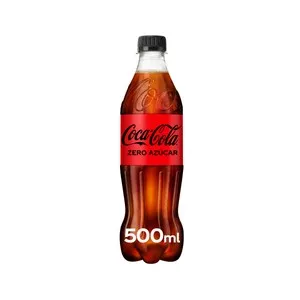 COCA COLA ZERO Refresco de cola Zero azúcar botella de 500ml