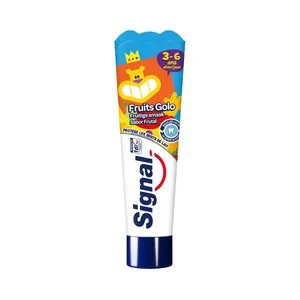 SIGNAL Kids Pasta de dientes infantil sabor frutal , para niños de 3 a 6 años 50 ml.