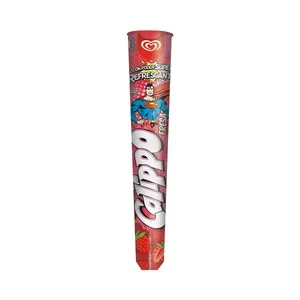 CALIPPO Helado de agua con sabor a sorbete de fresa 105 ml.