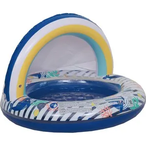 Pisicina hinchable para bebé con toldo 9595x66cm, ONE TWO FUN ALCAMPO