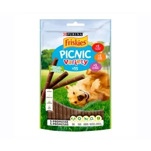 FRISKIES Snacks para perros surtido con sabor a carne FRISKIES 15 uds. 126 g.