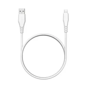 Cable USB A a USB lightning QILIVE 600183297, longitud 0,6 metros, color blanco
