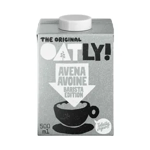 OATLY Barista Bebida vegetal de avena, especial para el café 500 ml.