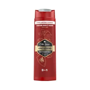 OLD SPICE Epic legend Gel de ducha y champú de uso diario 400 ml.