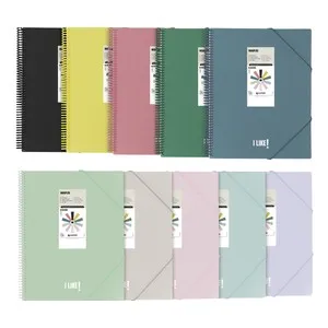 Carpeta con 20 fundas Maxiplás I Like, colores surtidos, GRAFOPLAS.