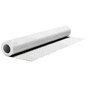 Rollo de mantel desechable, color blanco, impermeable, 1,20x8 metros MACADAMIA.
