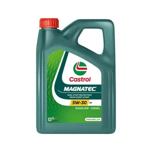Aceite sintético para vehículos con motores gasolina o diésel CASTROL Magnatec stop-star 4 litros.