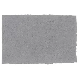 Alfombra de baño con reverso látex, 40x60cm, color gris ACTUEL.