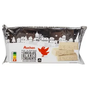 PRODUCTO ALCAMPO Turrón de chocolate blanco 250 g.
