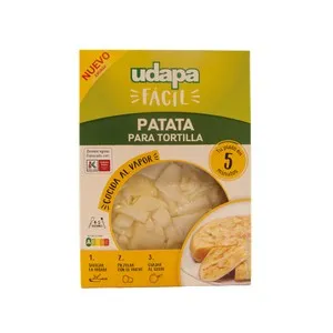 Patatas para tortilla UDAPA FÁCIL 450 g.