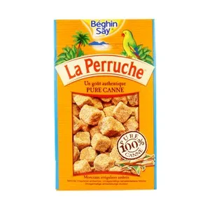 LA PERRUCHE Azúcar moreno de caña en terrones 750 g.
