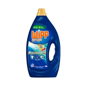 WIPP EXPRESS Limpio & liso Detergente líquido para lavadora, que reduce las arrugas de la ropa 3.15 l, 70 dosis.