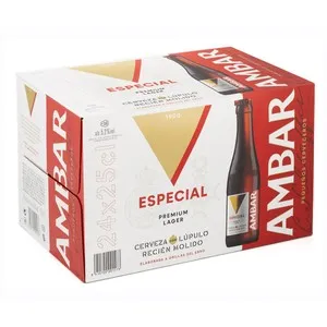 AMBAR ESPECIAL Cervezas pack de 24 uds. x 25 cl.