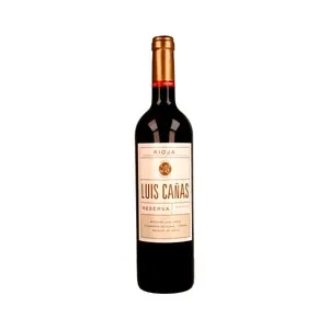 LUIS CAÑAS Vino tinto reserva con D.O. Rioja LUIS CAÑAS botella de 75 cl.