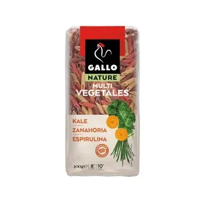 GALLO NATURE Pasta plumas multivegetales 400 g.