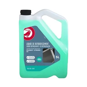 Líquido refrigerante con temperatura de protección de hasta -35ºC, 5L azul apto para Peugeot, DS y Citroën, 45% ETILENGLICOL, ALCAMPO.