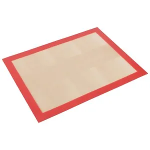 Tapete de silicona y fibra de vidrio para hornear, 40x30cm., ACTUEL.