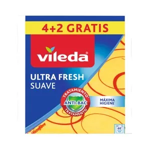 VILEDA Bayeta Suave con Microfibras VILEDA 4+2 uds.