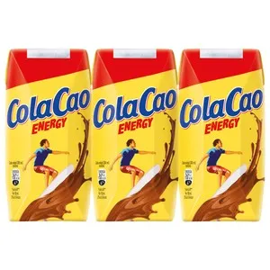 COLACAO Energy Batido de leche enriquecida con cacao 3 x 200 ml.