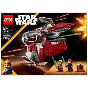 LEGO Start Wars 75401, Interceptor Jedi de Ahsoka Juguete, 290 pcs +8 Años