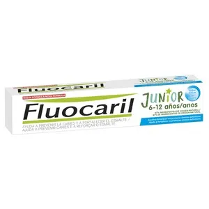 FLUOCARIL Pasta de dientes para niños de 6 a 12 años con sabor a chicle FLUOCARIL Junior 75 ml.