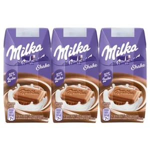 MILKA Batido de chocolate con un 92% de leche MILKA Shake 3 x 200 ml.