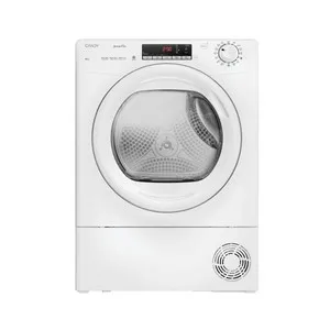 Secadora por condensación con bomba de calor CANDY Cro EH10N2TE-S, capacidad de secado: 10KG, clasificación energética: D, H: 85cm, A: 59,6cm, F: 60,4cm.
