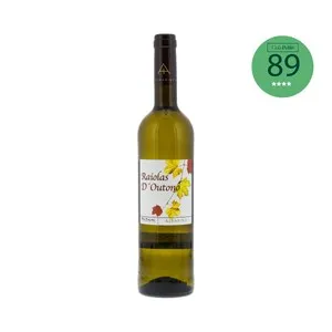 RAIOLAS D'OUTONO Vino blanco albariño con D.O. Rías Baixas botella 75 cl.