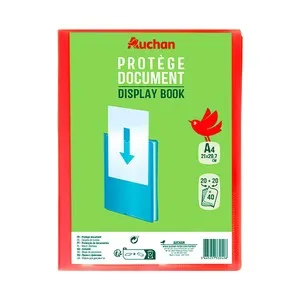 Carpeta 40 Fundas Colores Surtidos ALCAMPO