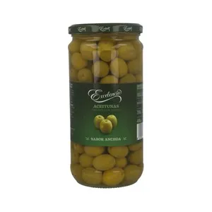 Frasco aceitunas sabor anchoa EXCELENCIA 330 g.