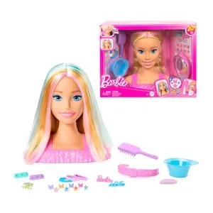 BARBIE Barbie Cabeza Rubia de Muñeca para Peinar Deluxe +3 Años