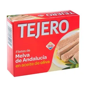 TEJERO Filetes de melva en aceite de oliva 160 g.