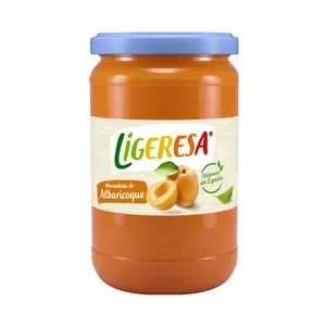 LIGERESA Mermelada de albaricoque con fructosa 330 g.