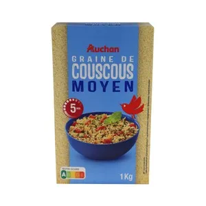PRODUCTO ALCAMPO Couscous PRODUCTO ALCAMPO paquete de 1 kg.