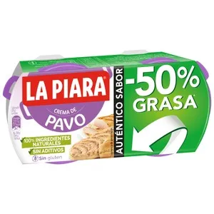 LA PIARA Paté de pavo 2 x 77 g.