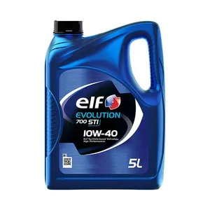 Aceite semi-sintético pata motores gasolina y diésel ELF EVOLUTION 700 STI 10W40 5 litros.