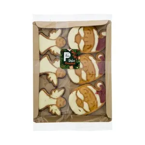 DULCES LA PLATA Surtido de galletas de ángeles y Papá Noel 6 uds. 155 g.