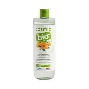 COSMIA Agua micelar hidratante y desmaquillante con extracto de Calendula Bio, para todo tipo de pieles COSMIA Bio 500 ml